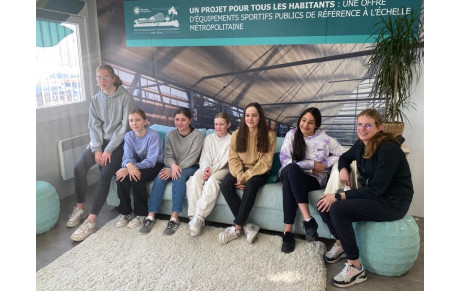 Visite du Centre Aquatique Olympique à Saint Denis
